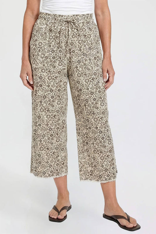 Linen Capri Pant