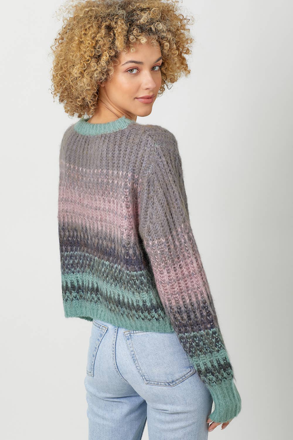 Color Gradation Sweater