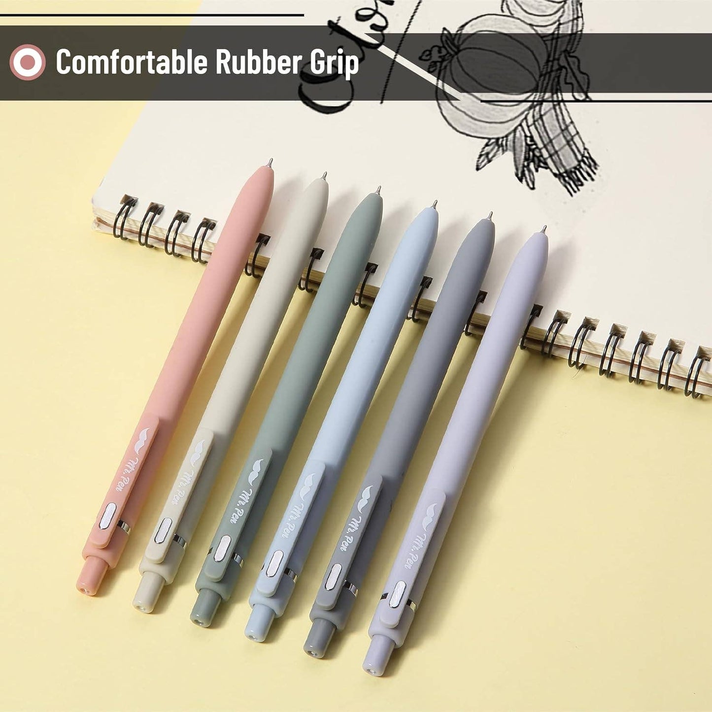 Mr. Pen | Retractable Gel Pens 0.5mm