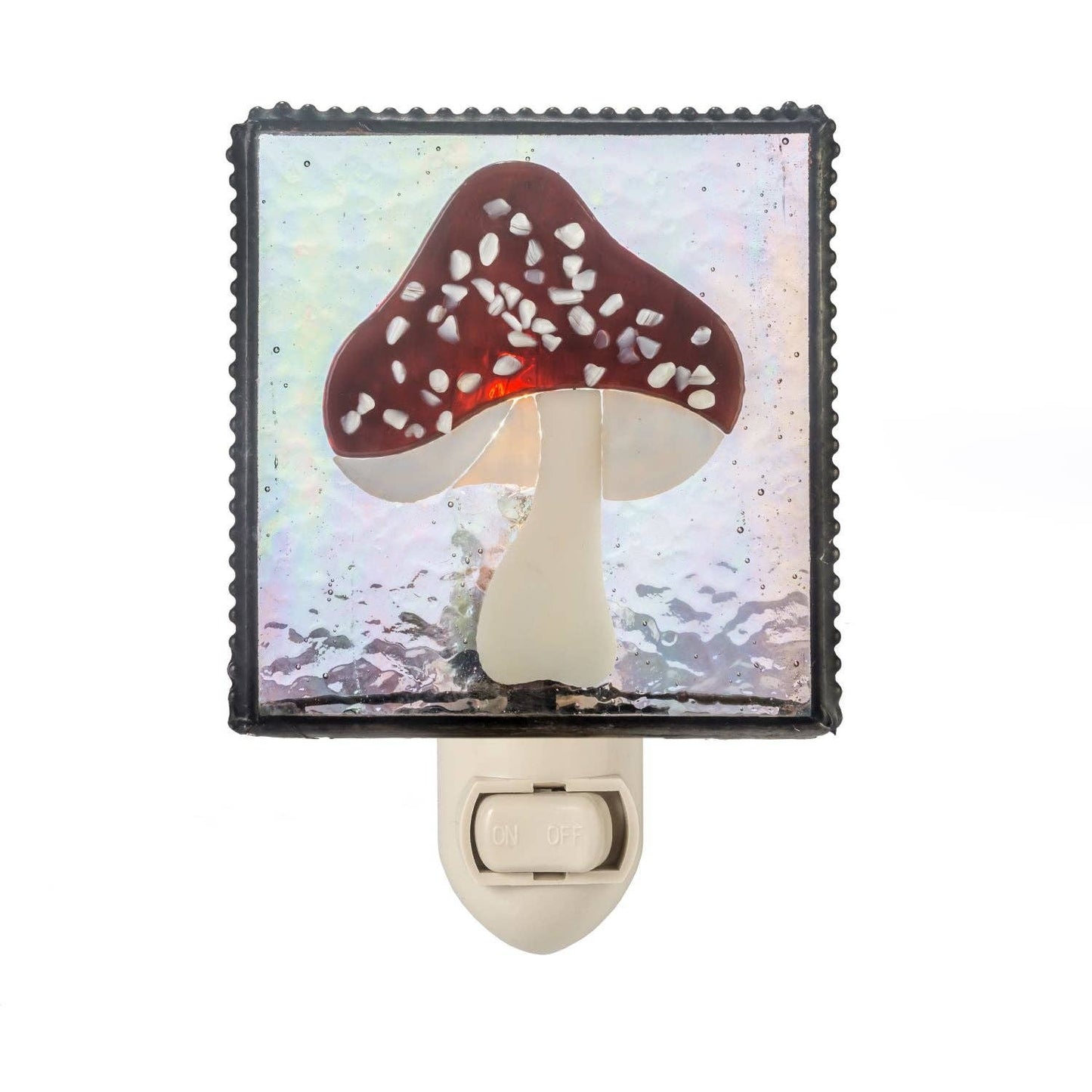 Mushroom Glass Night Light