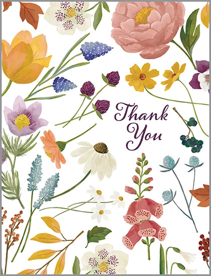 Thank You Card | Garden Flowers