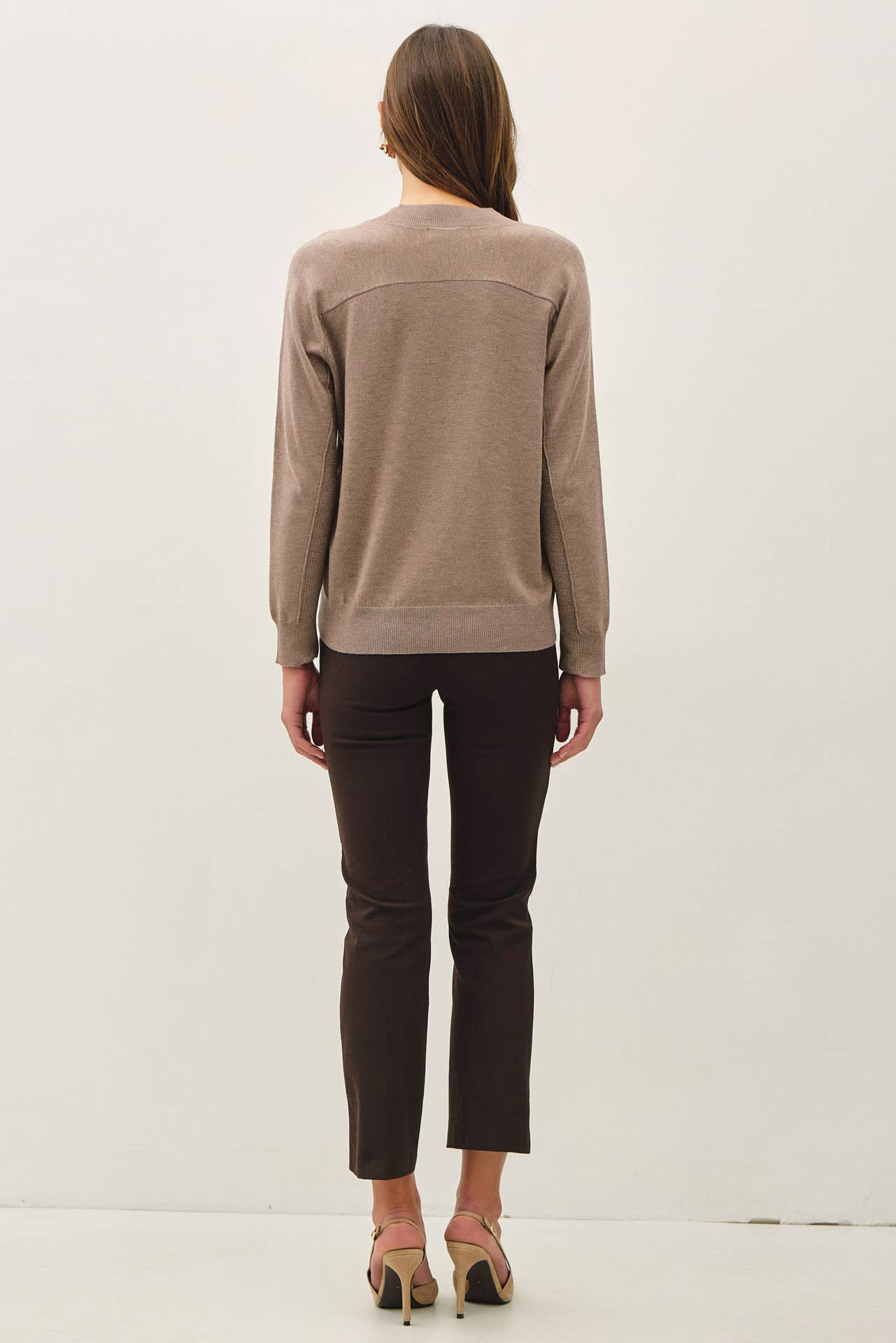 V-Neck Sweater | Mocha