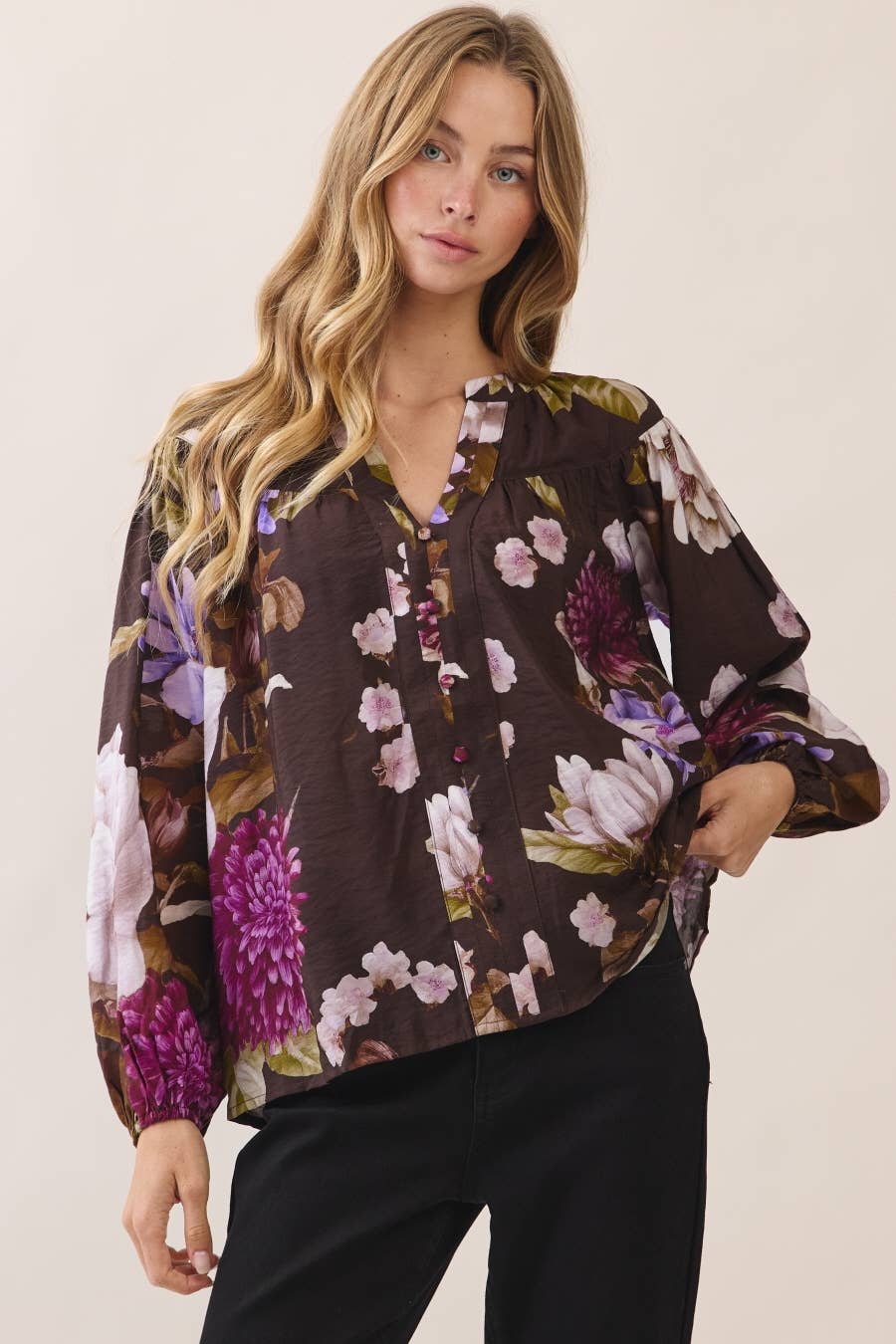 Floral Print Blouse
