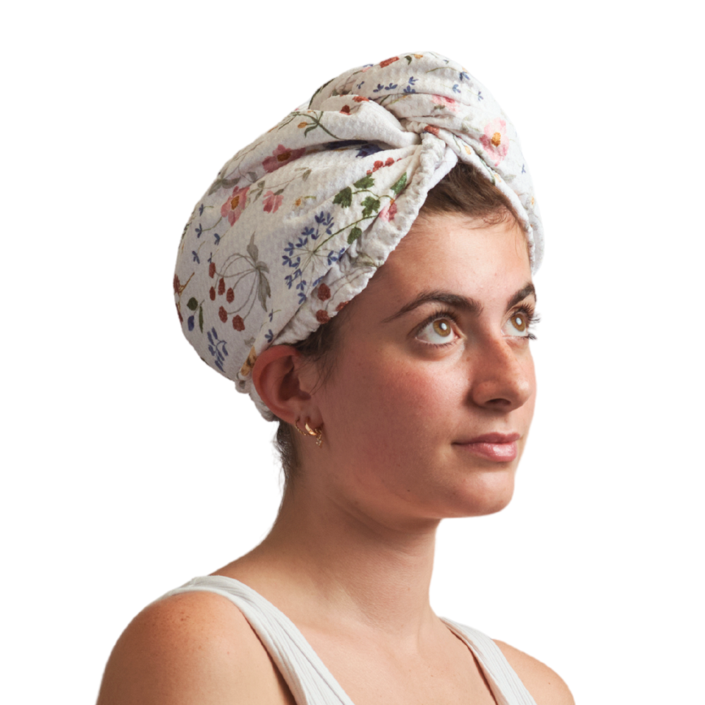 Hair Towel Wrap | Serenity Floral