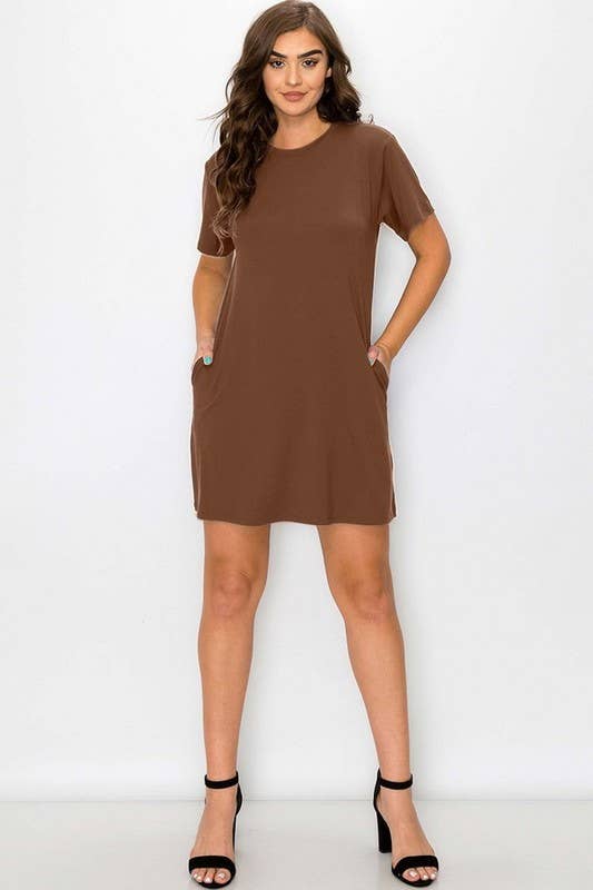 On The Go T- Shirt Dress