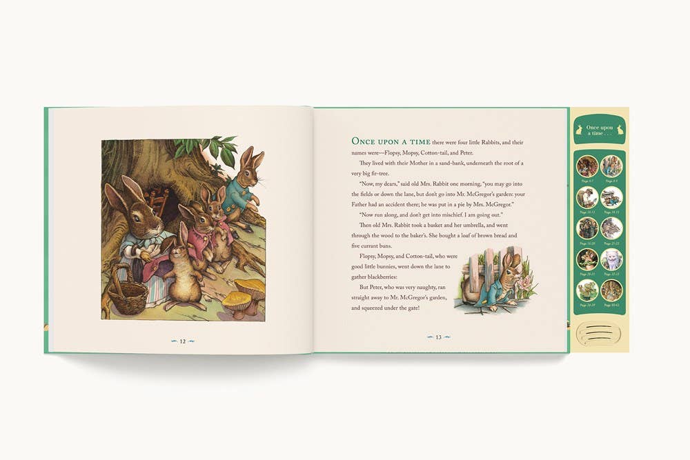 The Classic Tale Of Peter Rabbit | A Press And Play Storybook