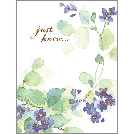 Thinking of You Card | Flowering Vine