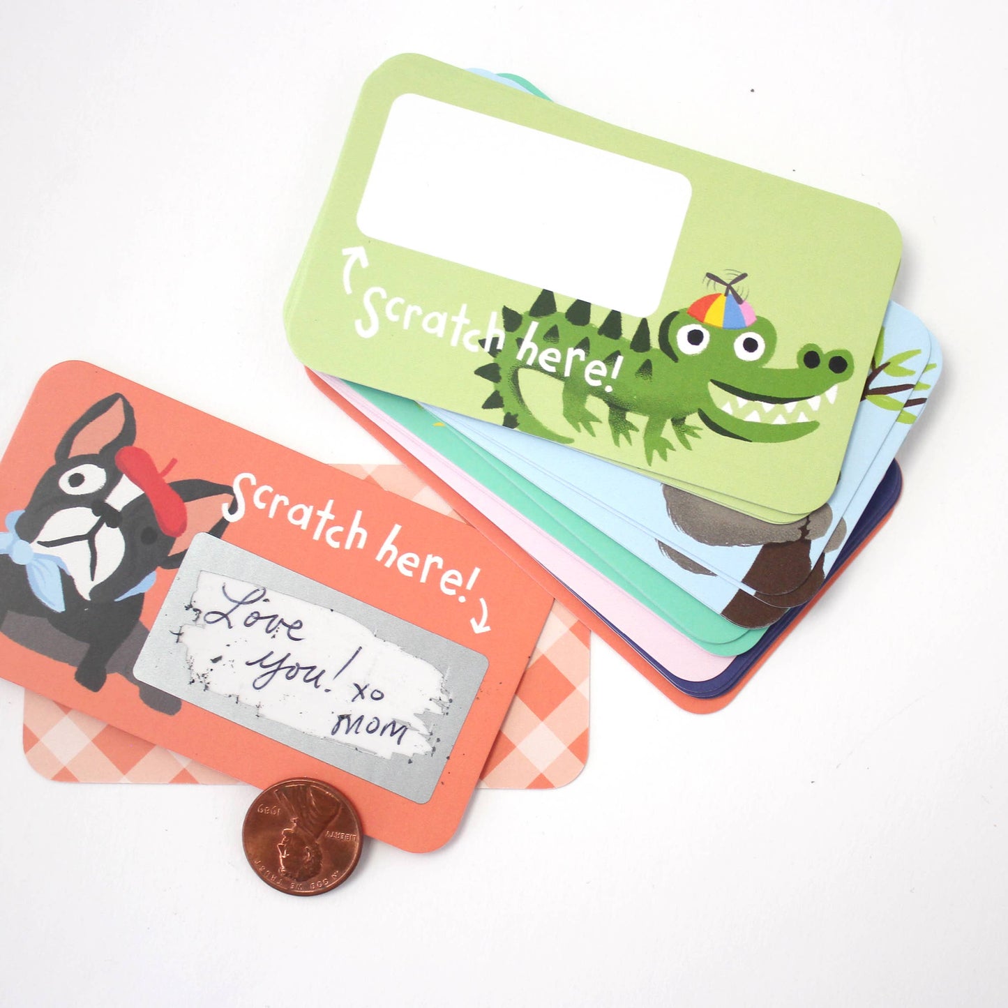 Scratch-off Lunchbox Notes | Animals