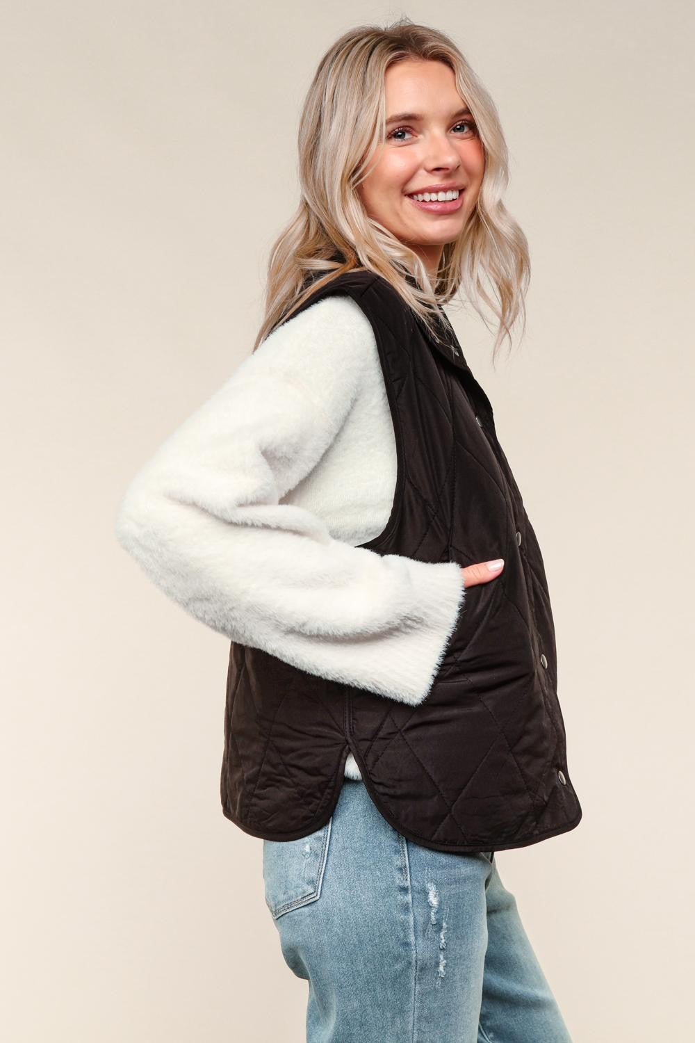 Quilted Puffer Vest