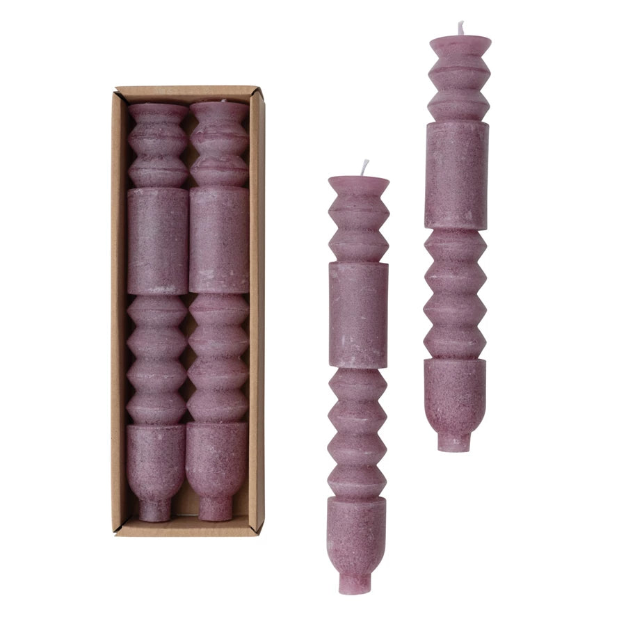 Unscented Totem Taper Candles in Box