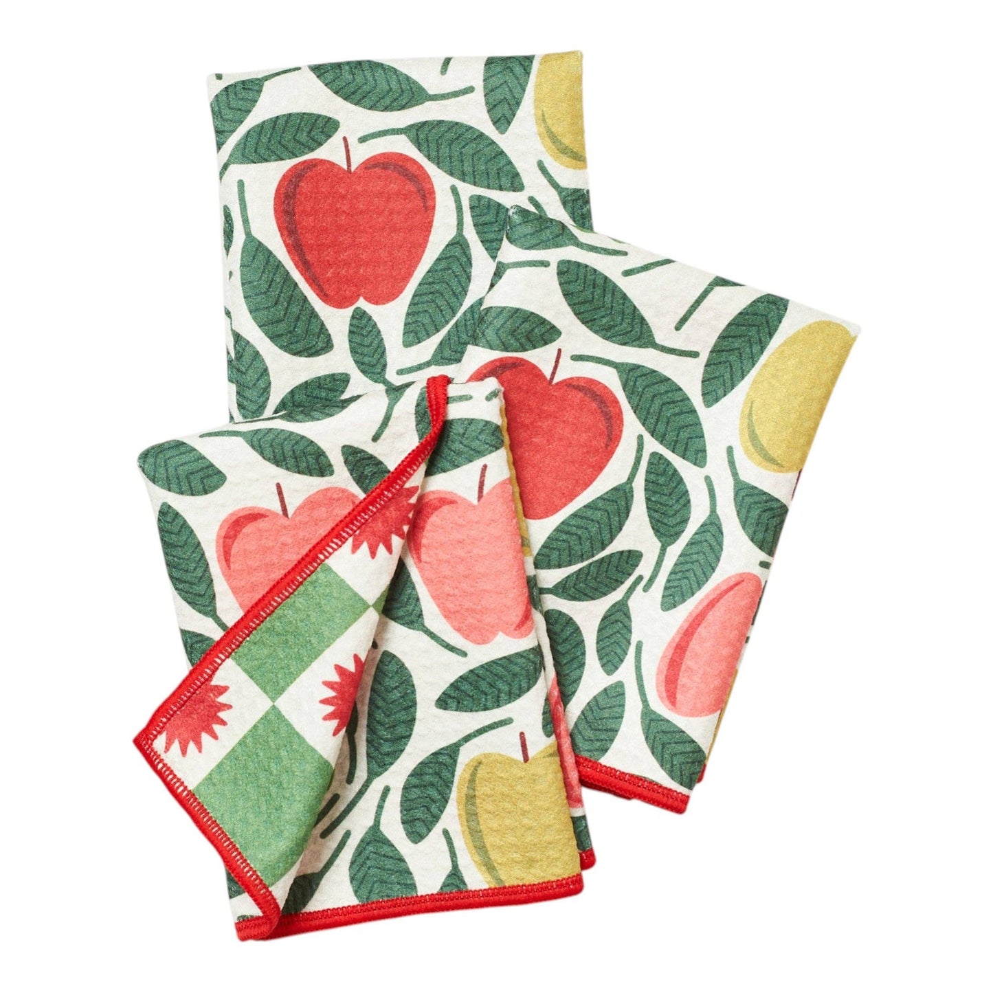 Mighty Mini Towel Reversible | RJW Happy Apple
