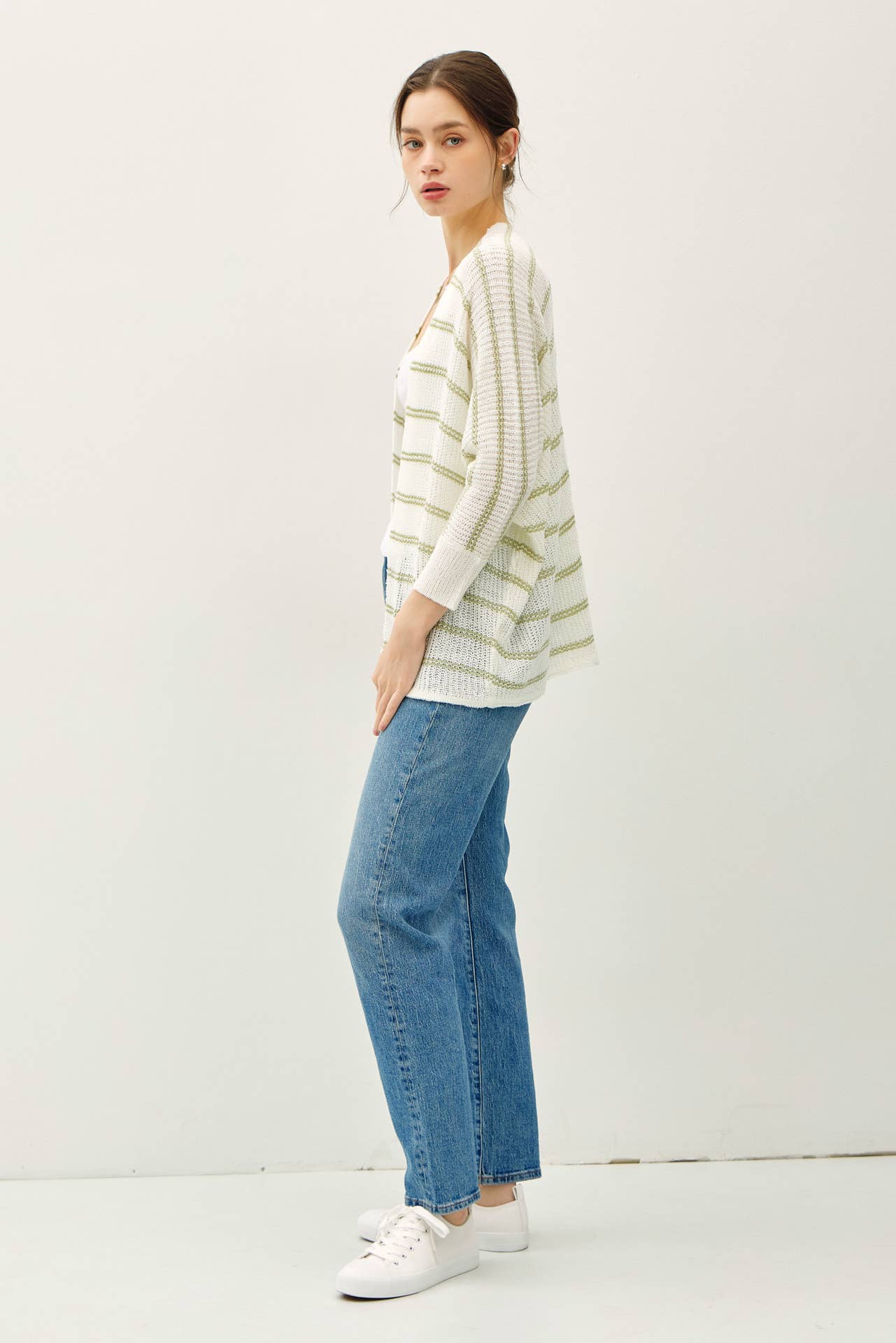Dolman Sleeve Open Cardigan