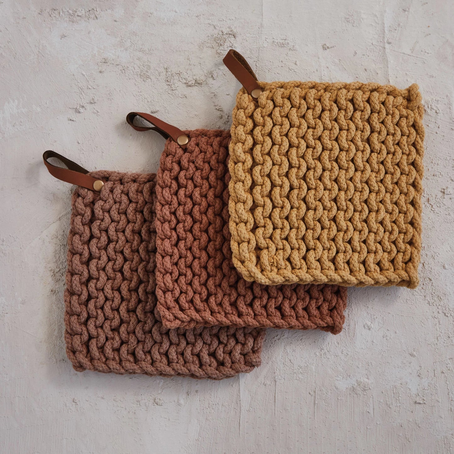 Cotton Crocheted Pot Holder