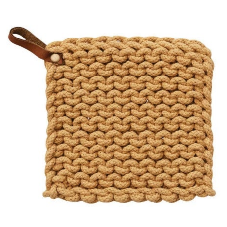 Cotton Crocheted Pot Holder