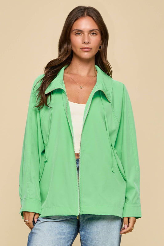 Easy A-Line Jacket w/ Hoodie