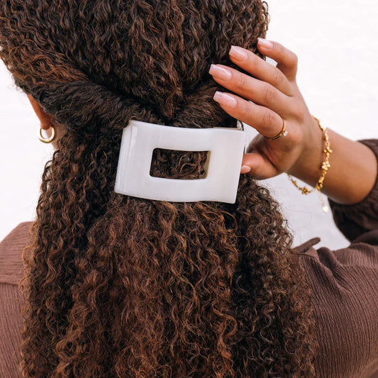 Medium Flat Rectangle Hair Clip