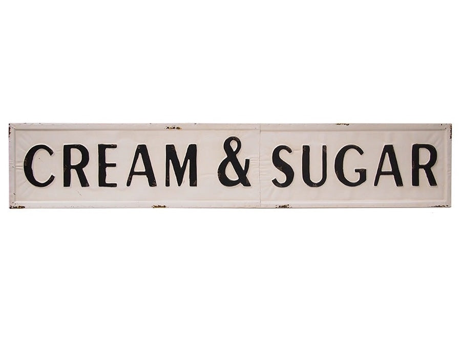 Cream and Sugar Sign