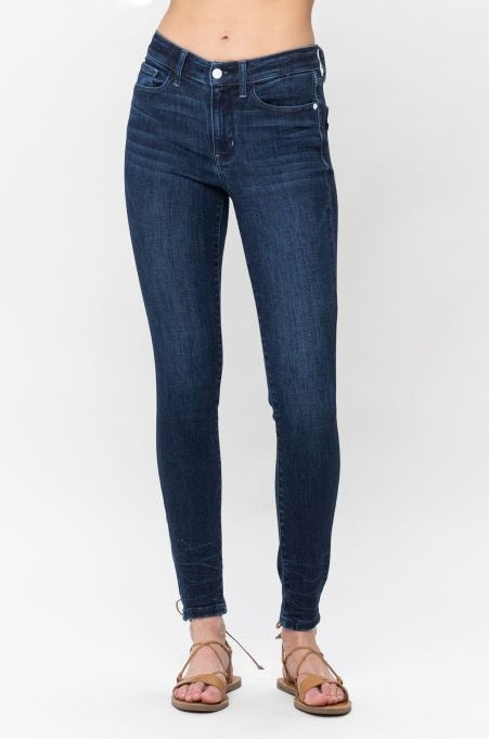 Mid-Rise | Skinny | Classic Crinkle Ankle Jeans