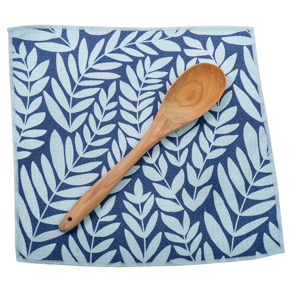 Mighty Mini Towel | Navy Nuthatch Dog Park