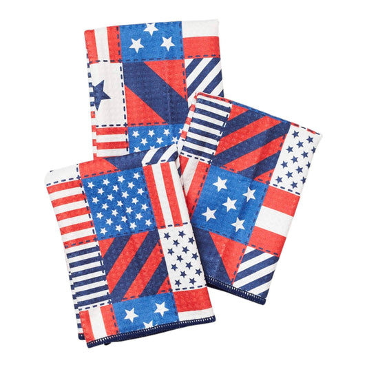 Mighty Mini Towel (Set of 3)  | Flag Quilt