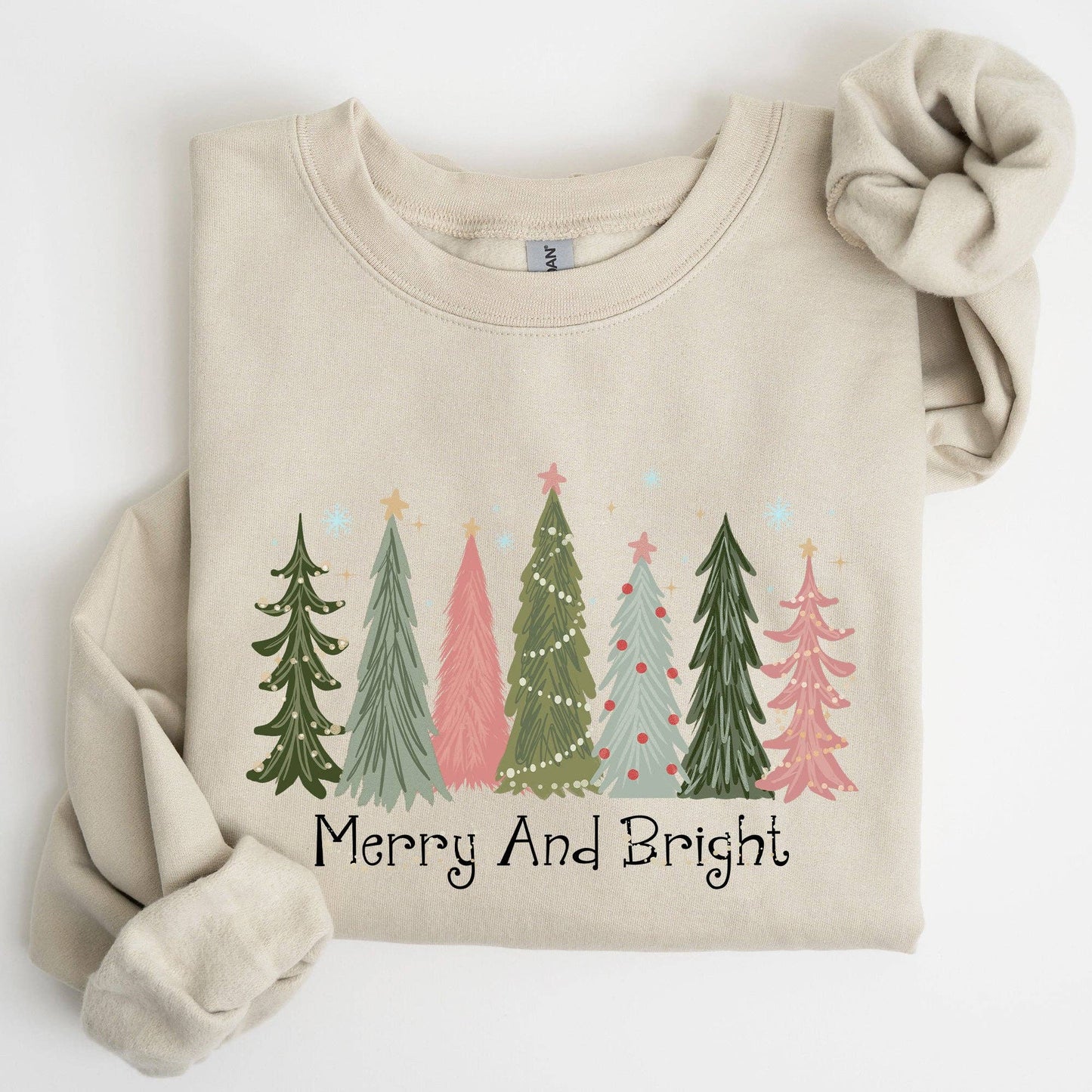 Merry and Bright Christmas Sweatshirt