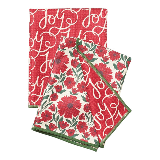 Double Duty (set of 2) reversible | Holiday Daisy