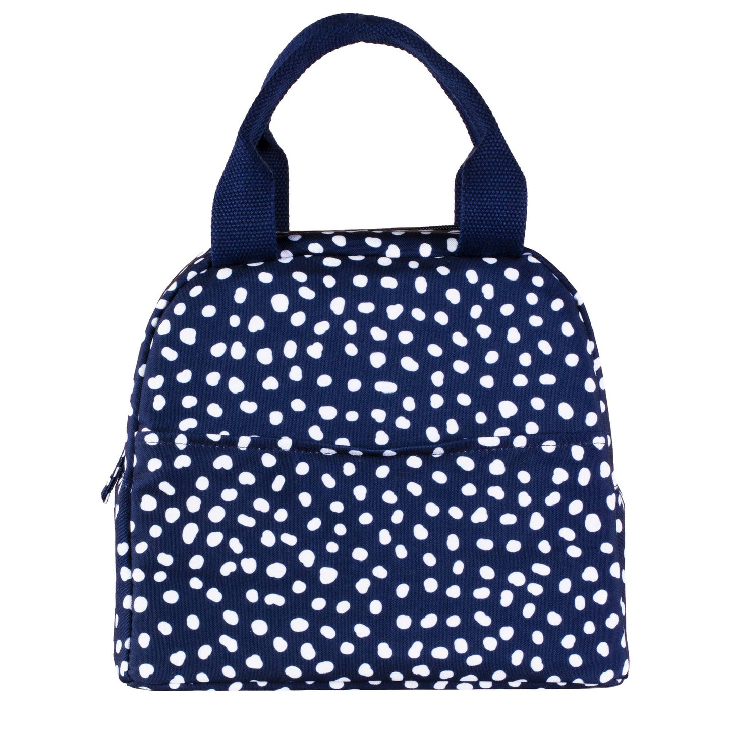 Lunch Tote | Navy Dot