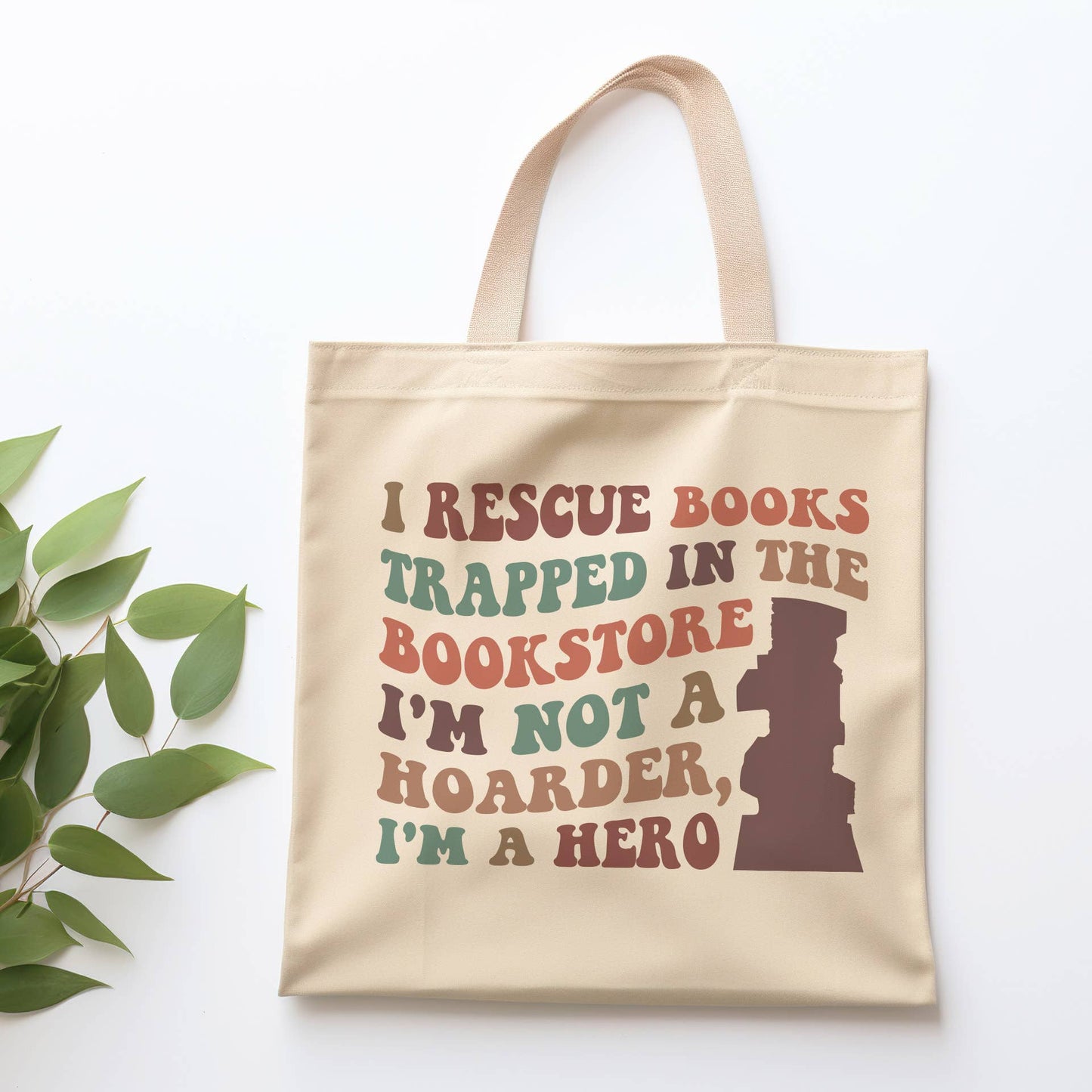 I Rescue Books Tote Bag