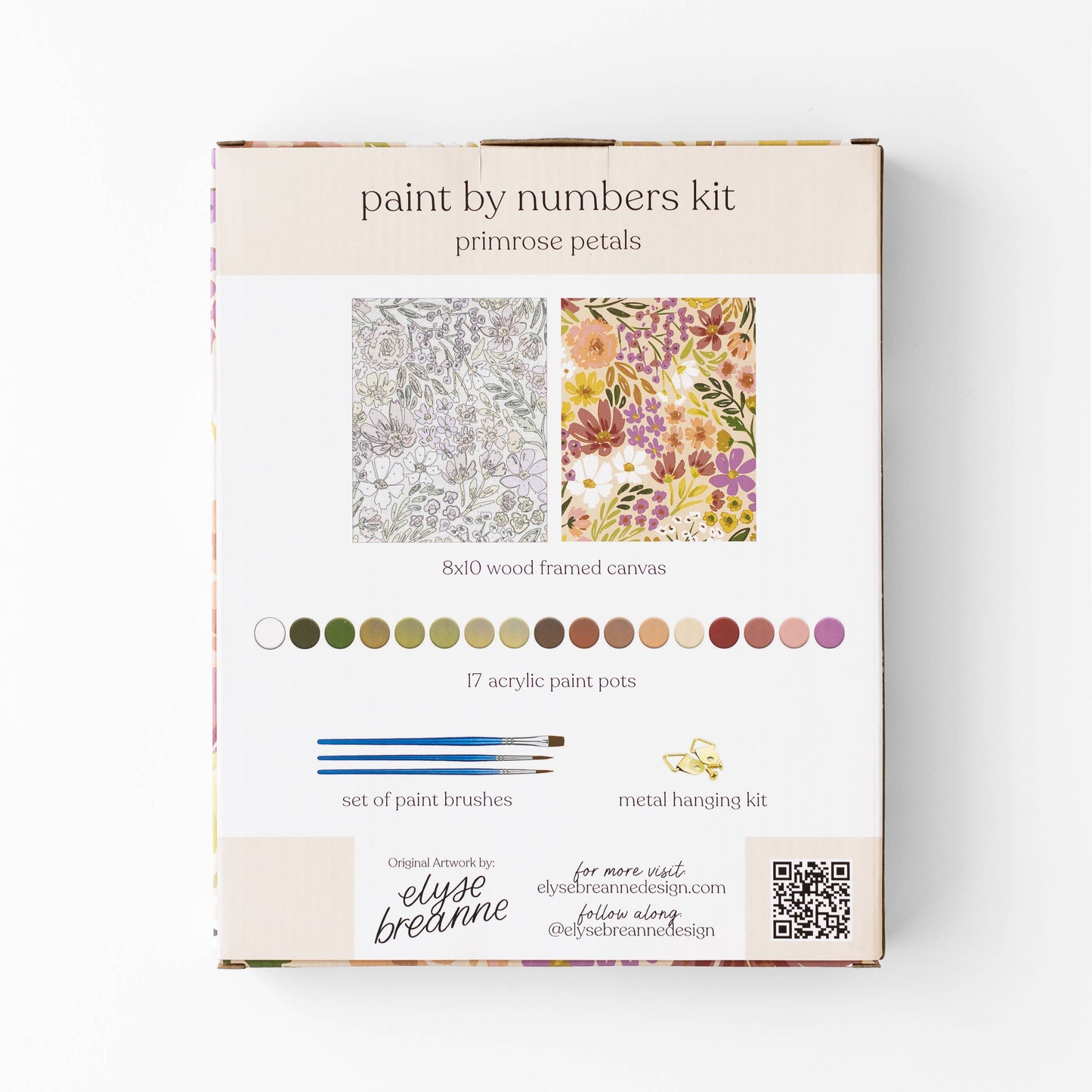 Paint By Number Kit | Primrose Petals