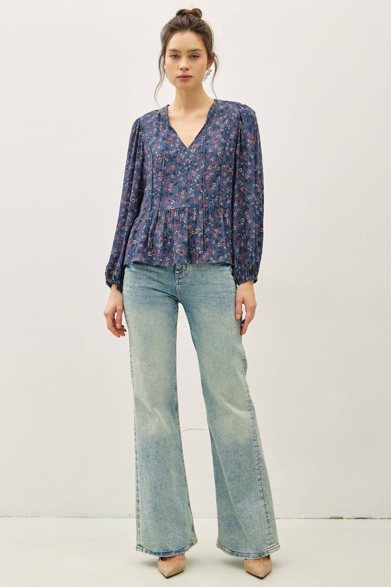 Floral Chiffon Blouse