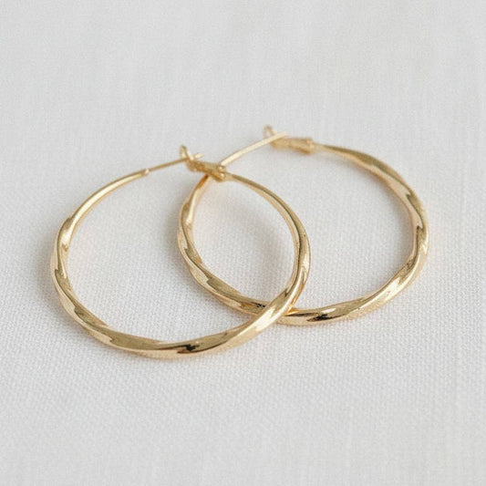 Gold Hoop Earrings
