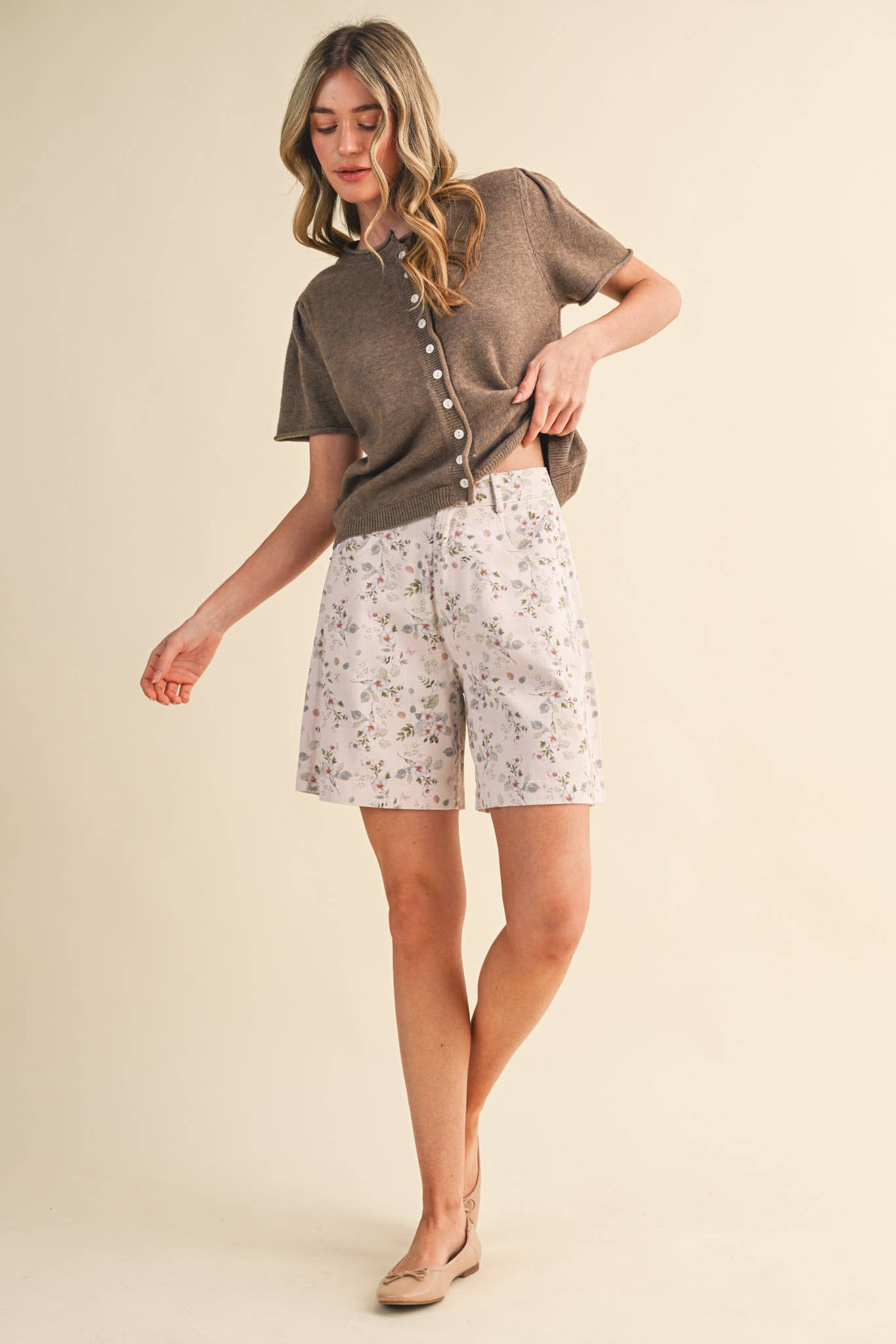 Floral Bermuda Shorts