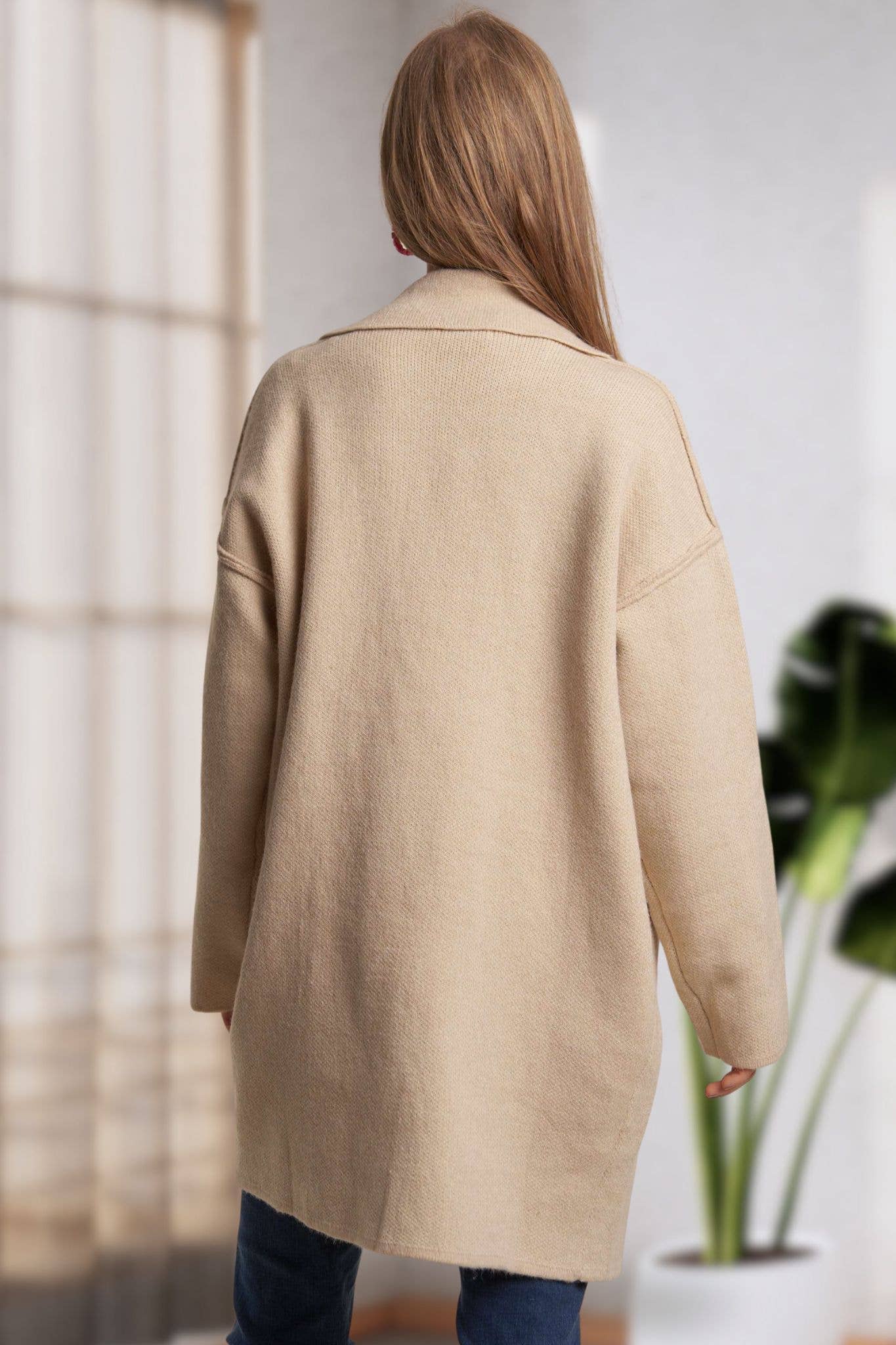 Sweater Coat | Oatmel