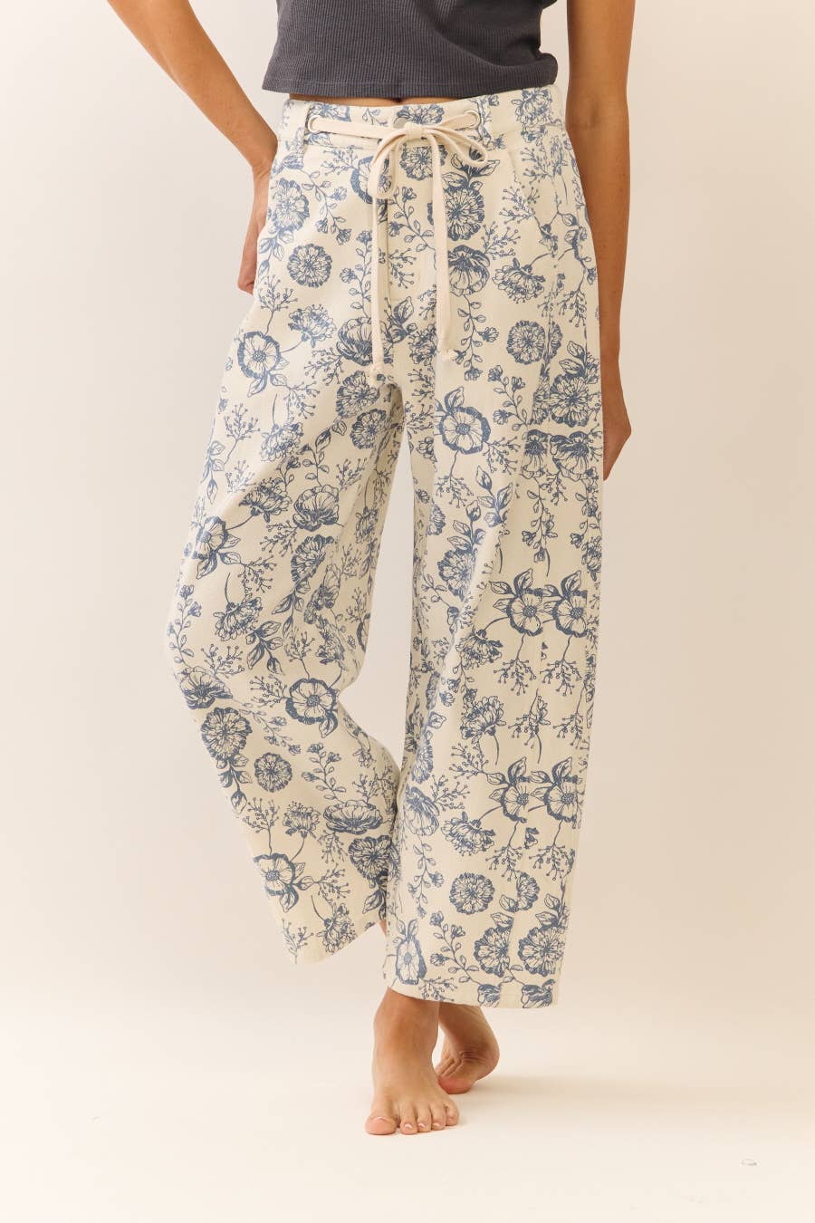 Floral Cropped Pant