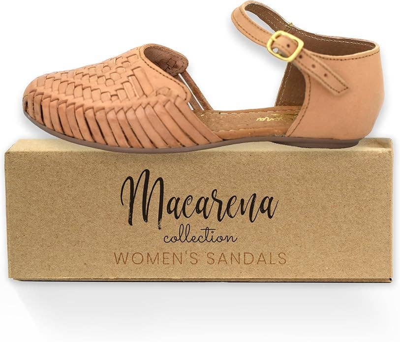 Macarena  Leather Sandals | Tan