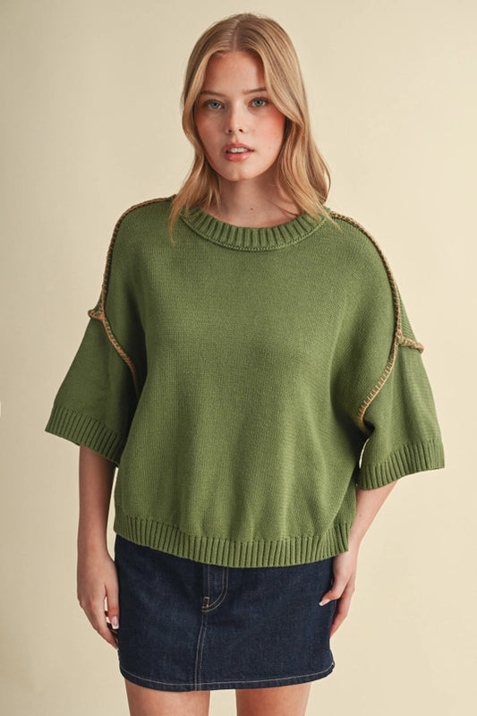 Blanket Stitch Sweater