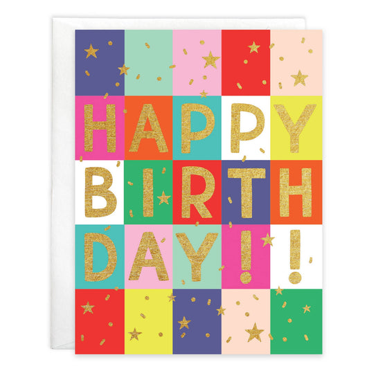Birthday Card | Colorful Squares
