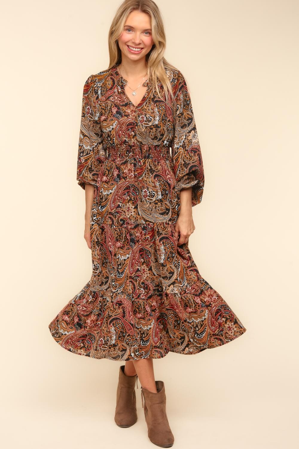 Floral Paisley Dress