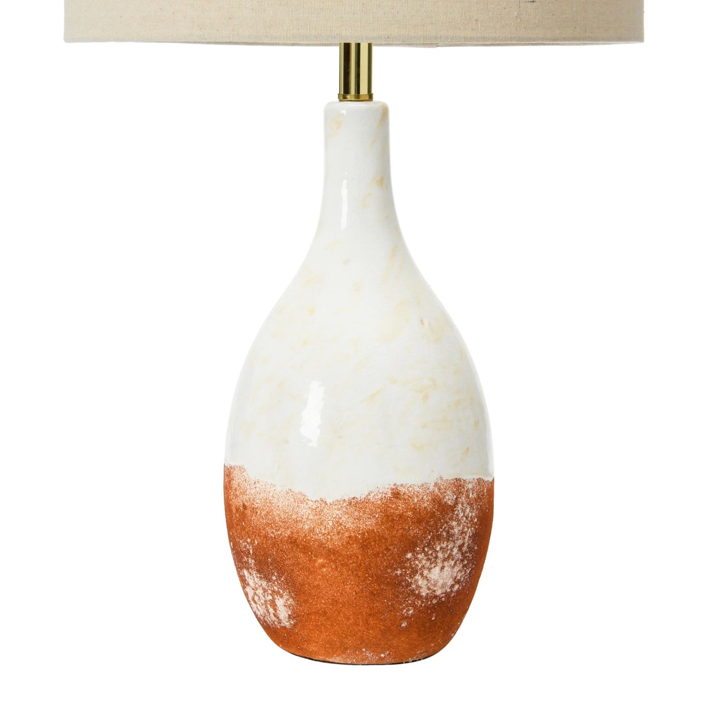 Ceramic Table Lamp with Linen Shade