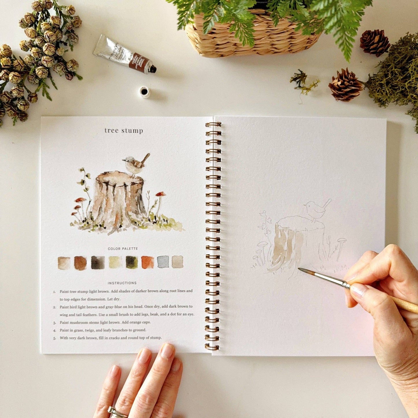 Watercolor Workbook | Woodland