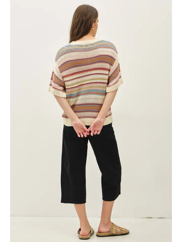 Multi Striped Sweater