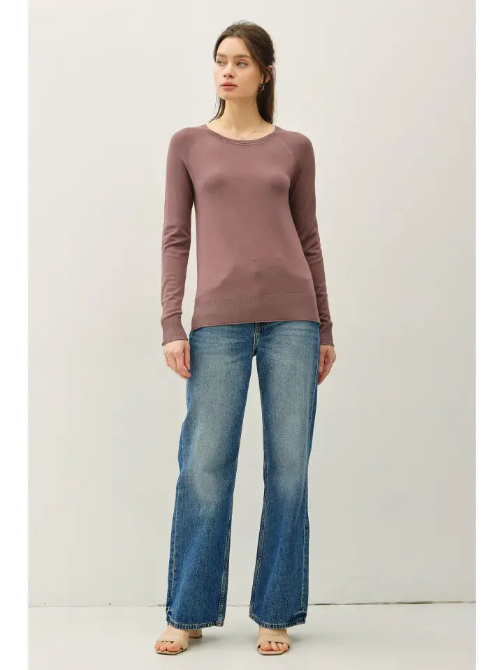 The Camille Sweater | Chocolate