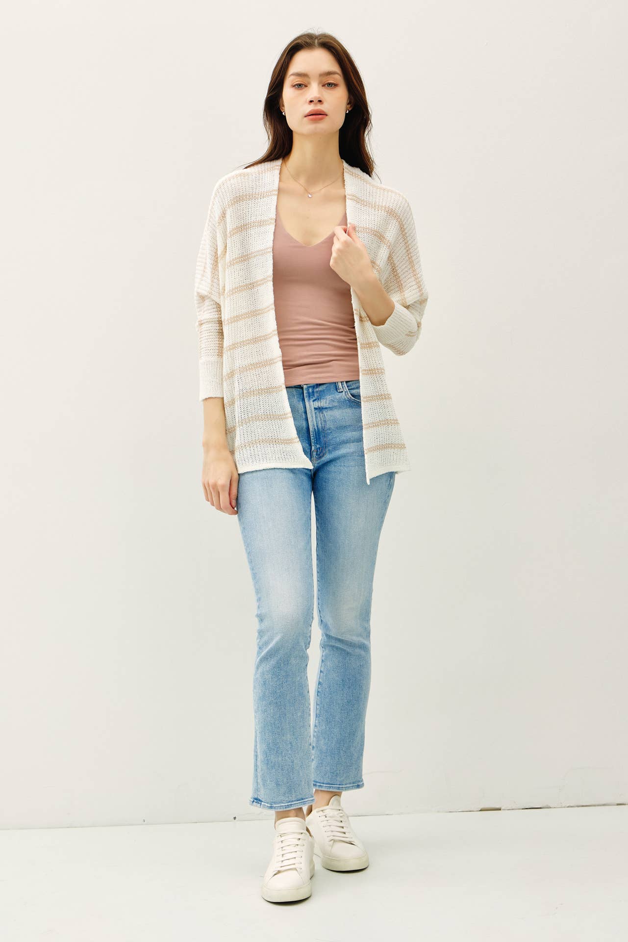 Dolman Sleeve Open Cardigan