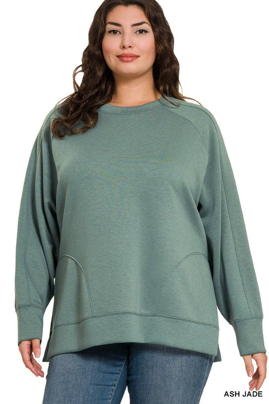 PLUS EXCLUSIVE Scuba Neck Pullover