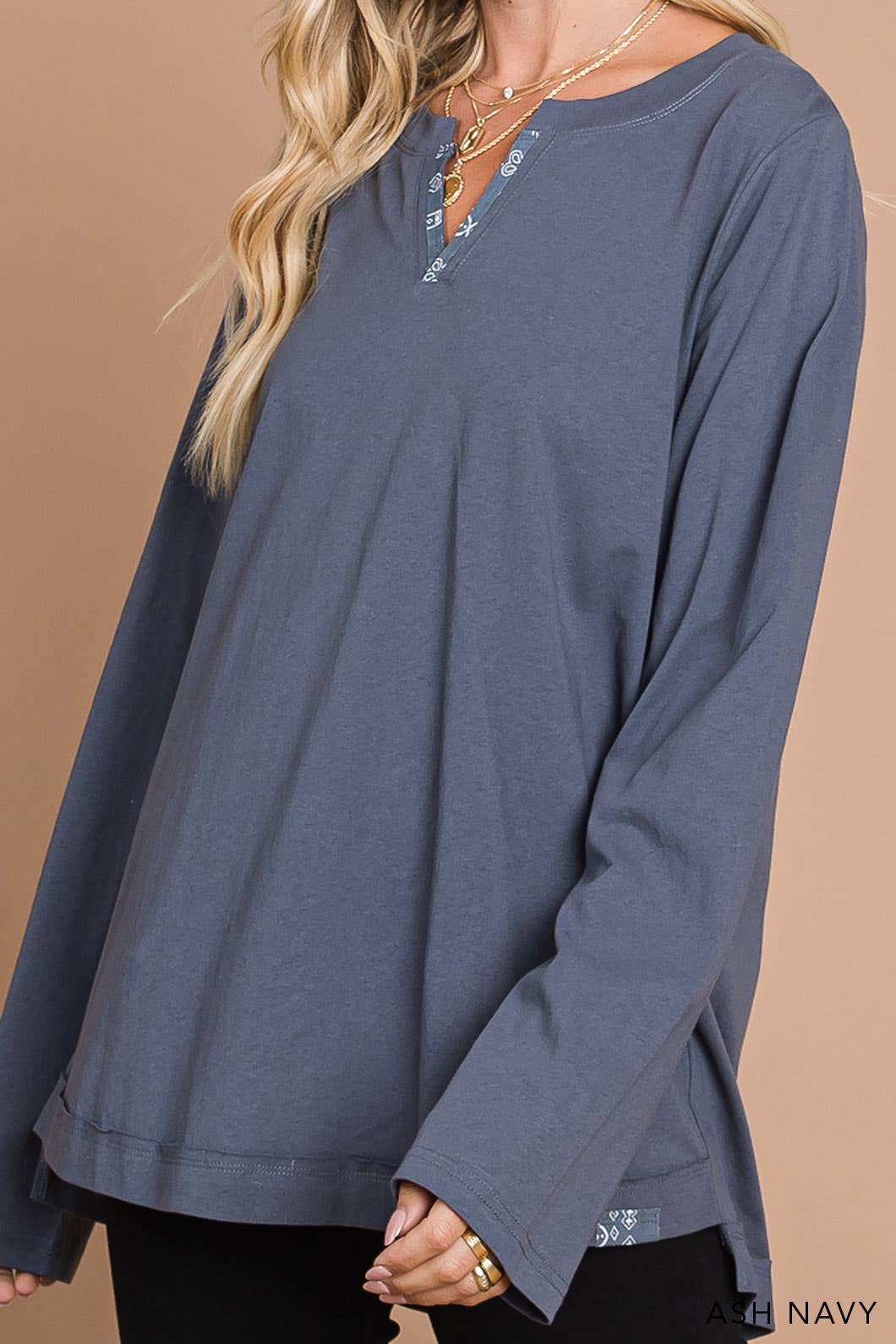 Washed Knit Top