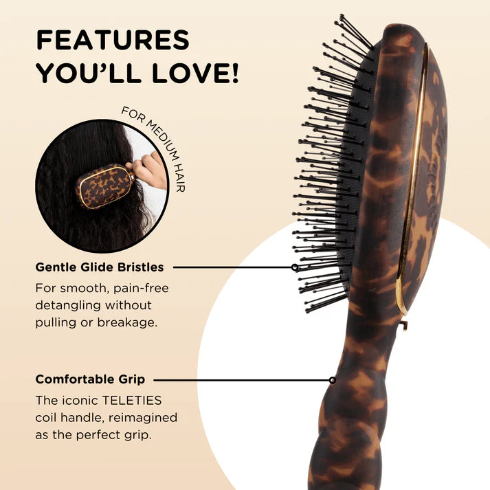 Detangler Hairbrush | Tortoise