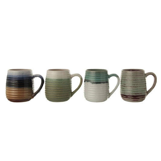 Stoneware Mug with Glaze