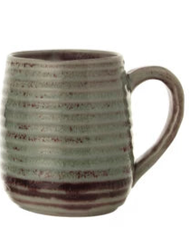 Stoneware Mug with Glaze