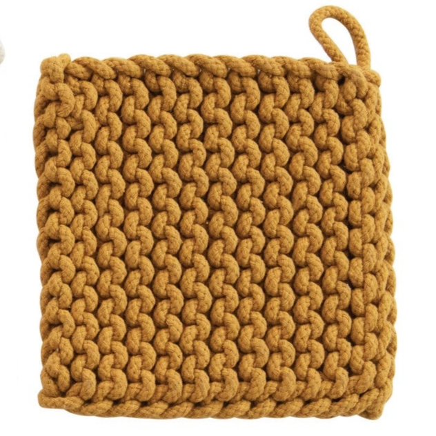 Cotton Crocheted Pot Holder