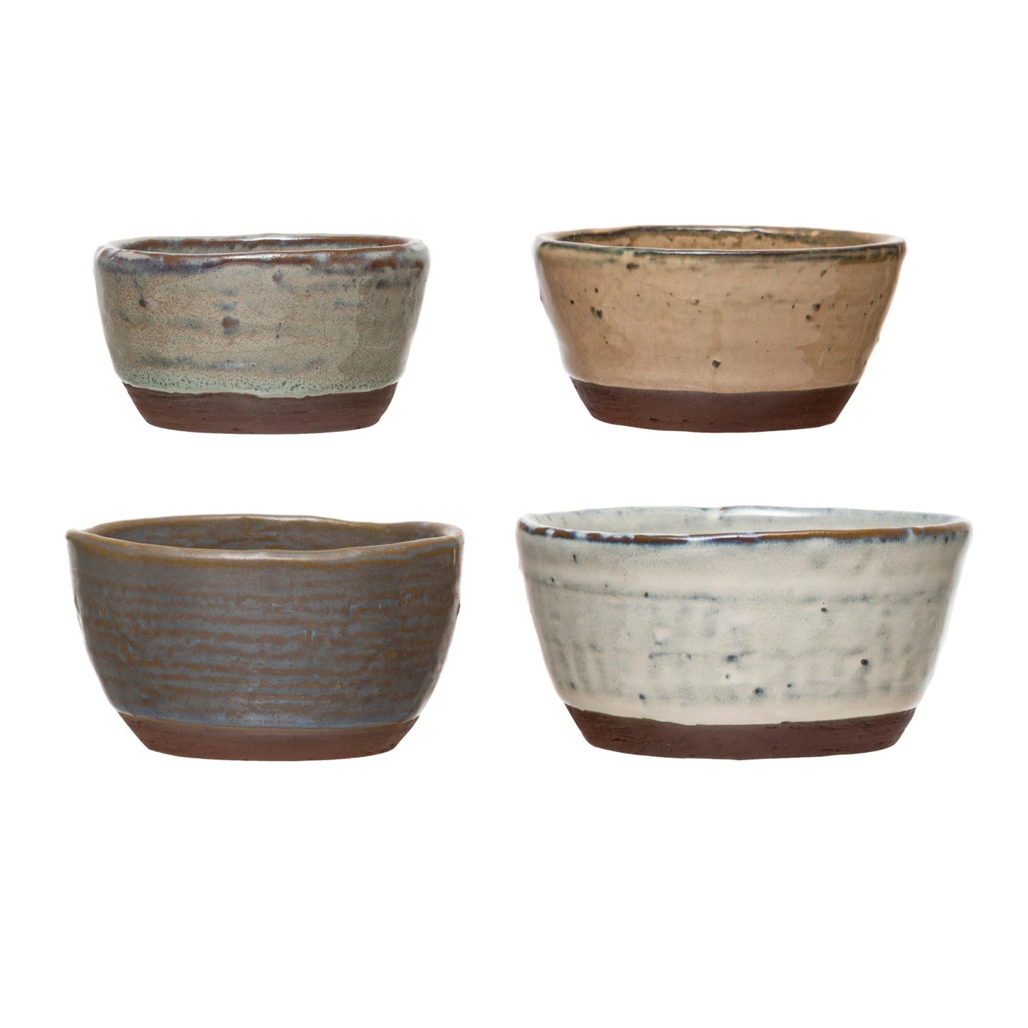 Stoneware Bowls with Glaze